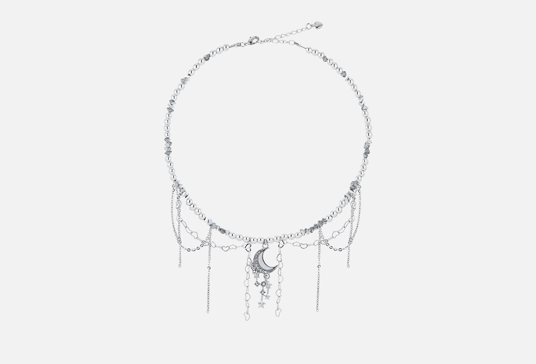 Изображение товара Чокер Silvara Eclipse Charm из гематина с лунной подвеской для женщин