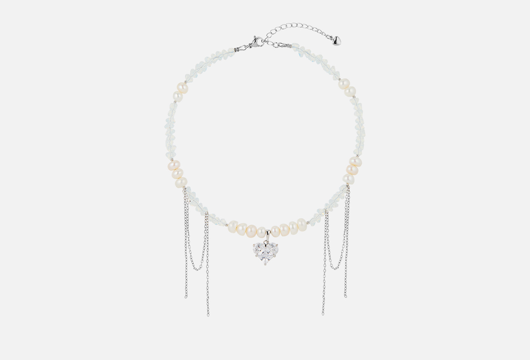 Изображение товара Чокер Silvara Lunar Glow с натуральным жемчугом и стразами