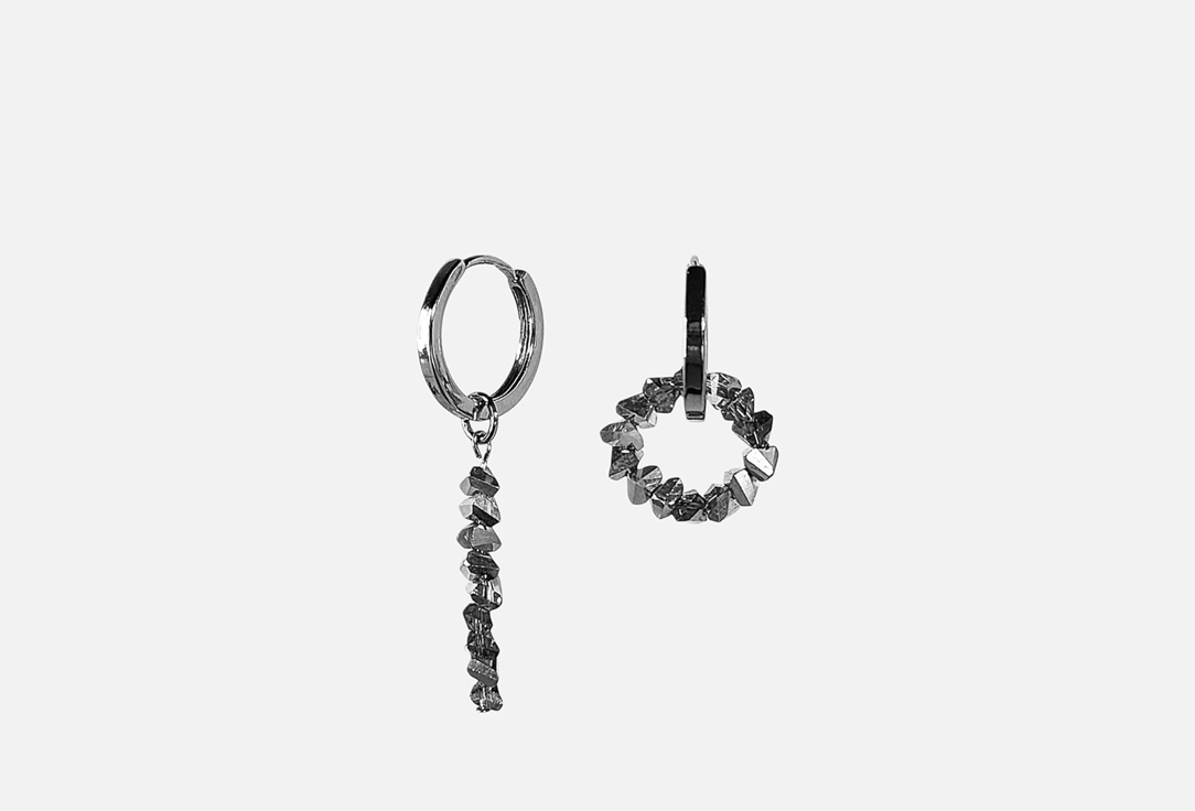 

Серьги SILVARA, Crystal Loops 2 шт