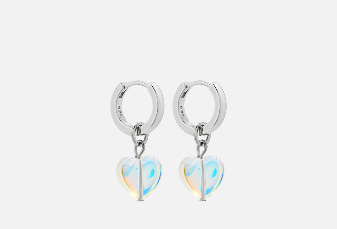 

Серьги SILVARA, Shimmer Hearts 2 шт