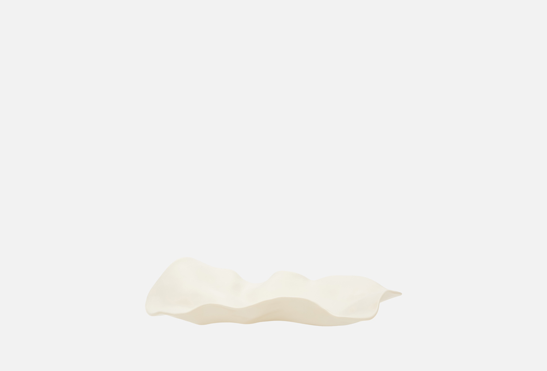 Изображение товара Блюдо Как тепло Нежные изгибы, бежевый, 30 см