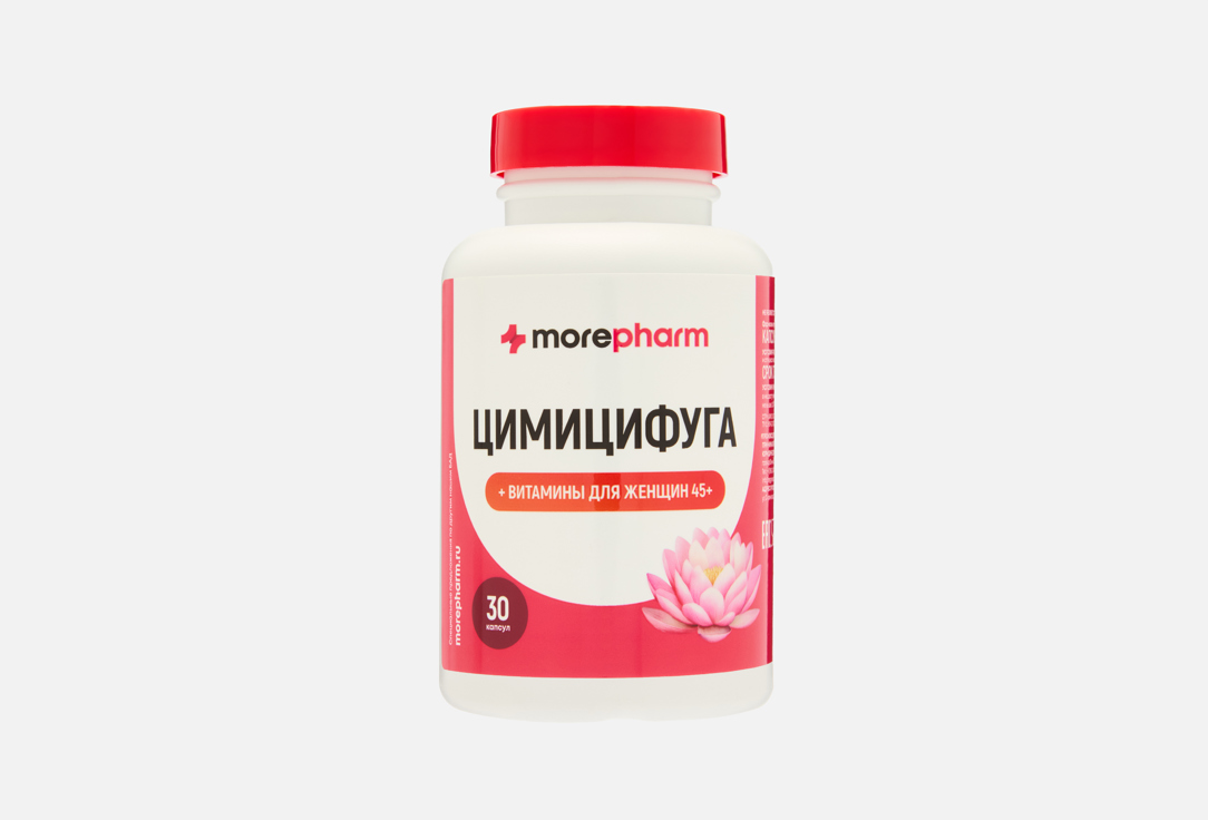 

БАД для женского здоровья MOREPHARM, Цимицифуга с комплексом витаминов 45+ в капсулах 60 шт