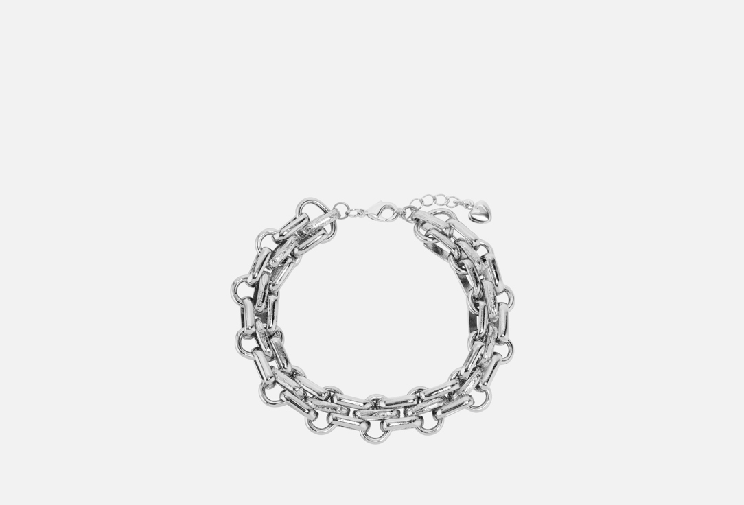 Изображение товара Браслет Silvara Street Style из латуни с покрытием родий для женщин