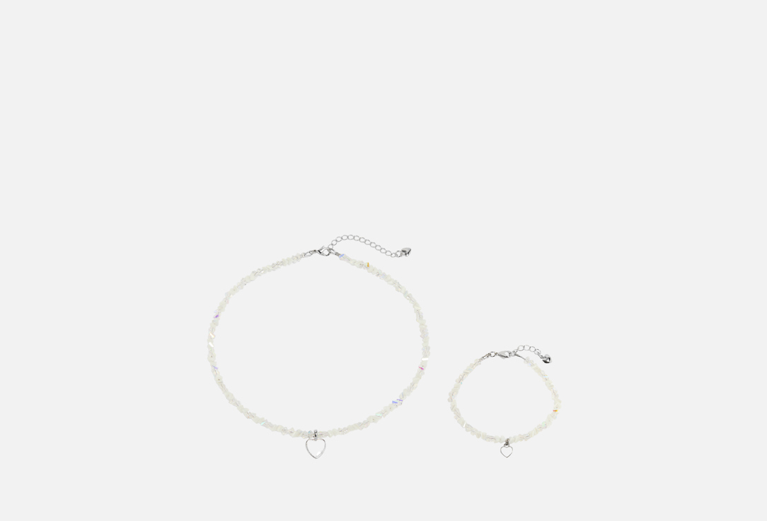 

Набор: Чокер + браслет SILVARA, Gentle Heart 2 шт