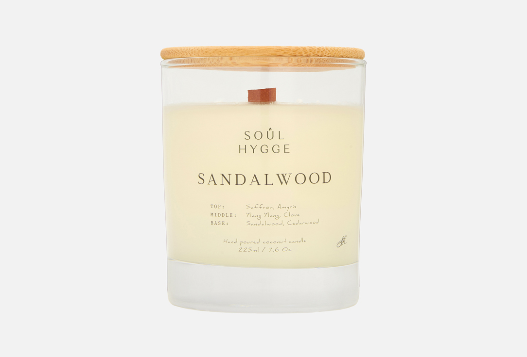 Изображение товара Ароматическая свеча SOÛL HYGGE SANDALWOOD 225 мл