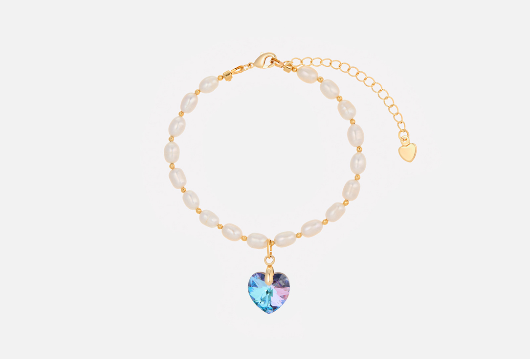 PEARL с натуральным жемчугом и кристаллом Swarovski 1 шт