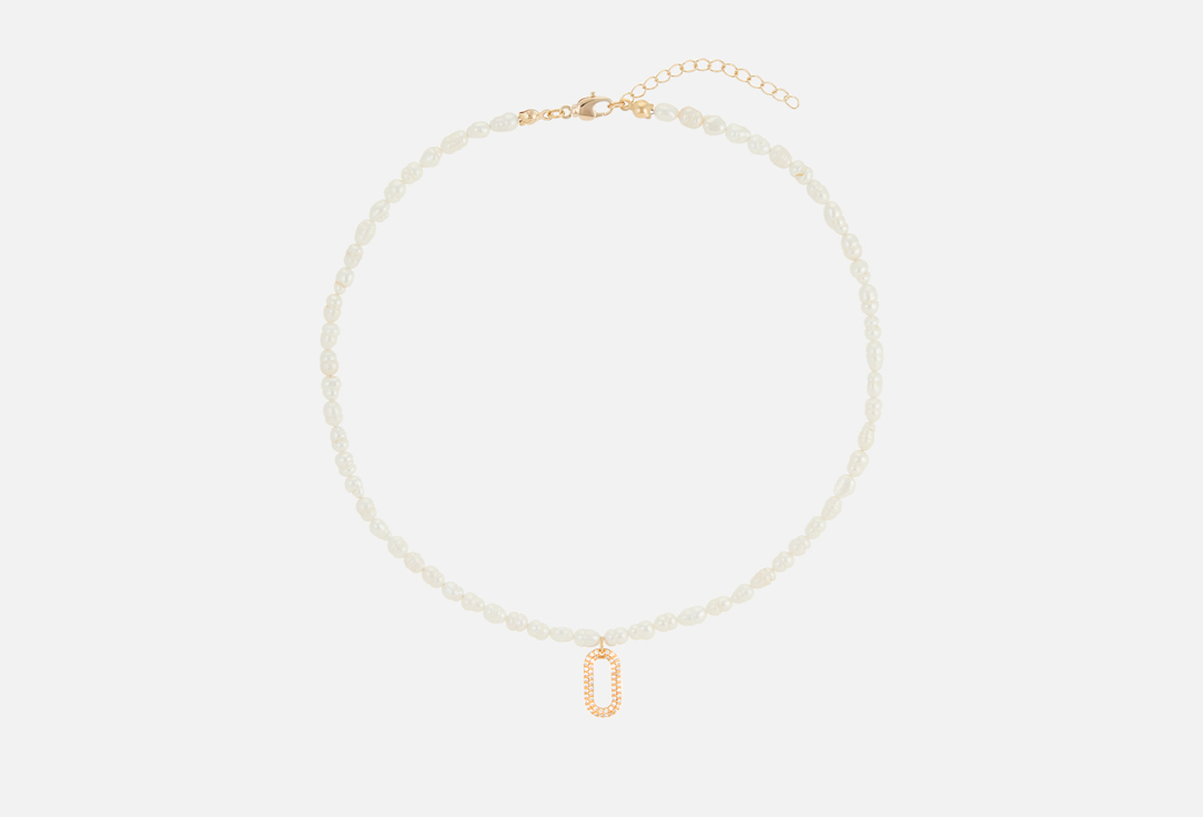 Изображение товара Колье Veruschka Lunethis gold из латунь с позолотой 18К жемчуг и фианиты