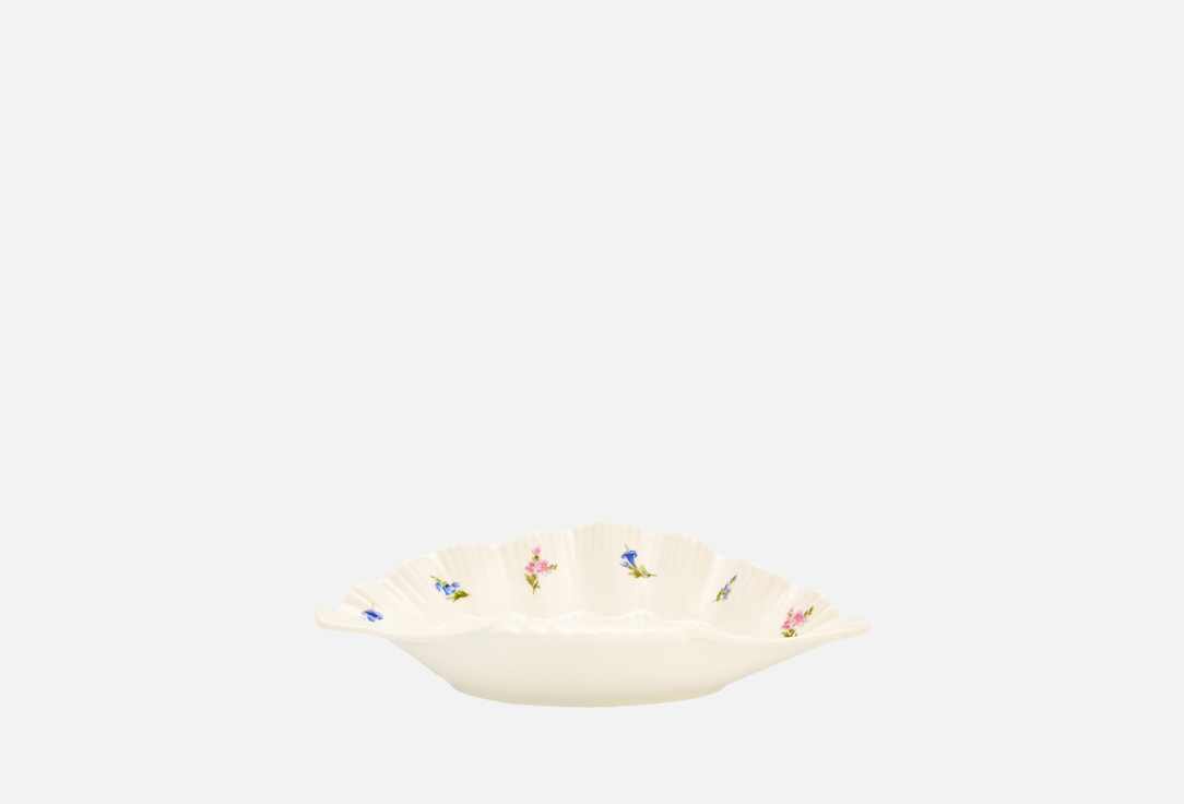 Изображение товара Тарелка ROOMI Сервировочная, ракушка, с рисунком