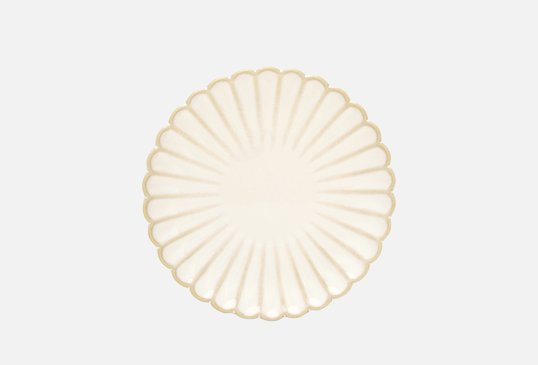 

Блюдце чайное ROOMI, Бежевый, Хризантема, 15 см 15 см