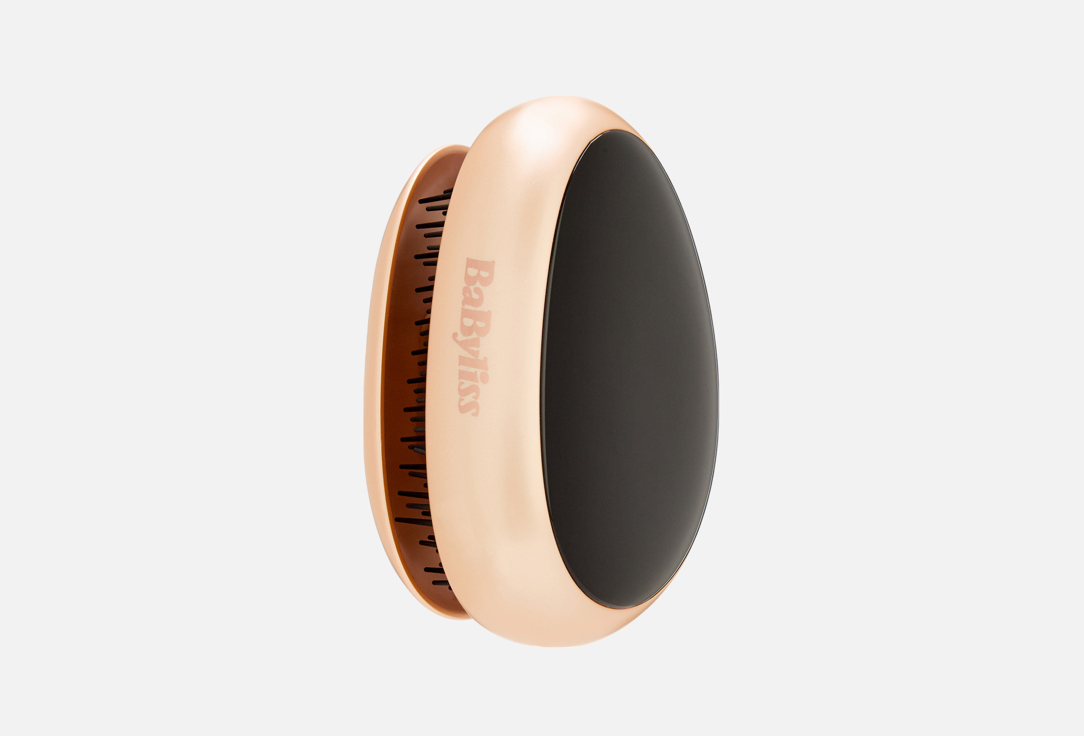 Изображение товара Расческа-щетка для волос Babyliss Detangle TRAVEL black and gold французский бренд