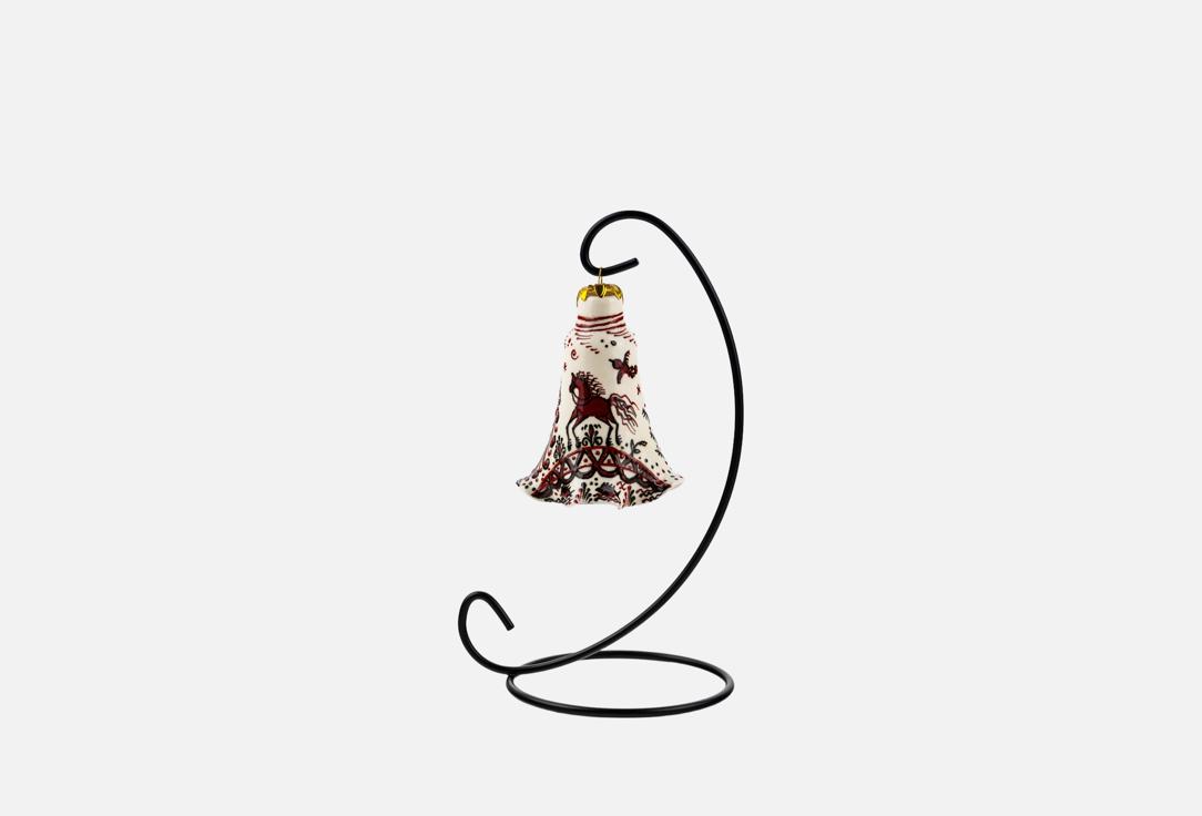 

ёлочное украшение ELPIDA, Мезенская роспись, конь 1 шт