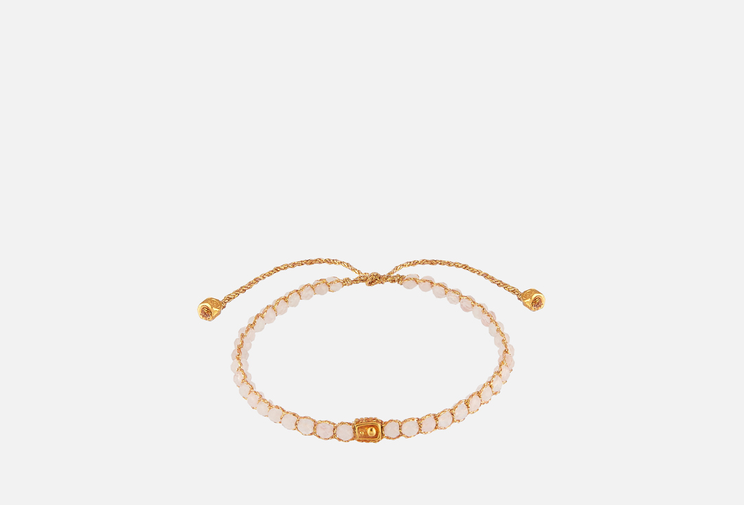 

Браслет SAMAPURA JEWELRY, Розовый Кварц Золотая нить 1 шт