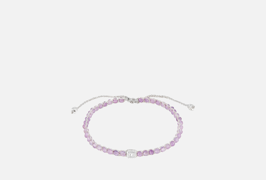 Изображение товара Браслет Samapura Jewelry Моно из Аметиста с Серебряным Покрытием