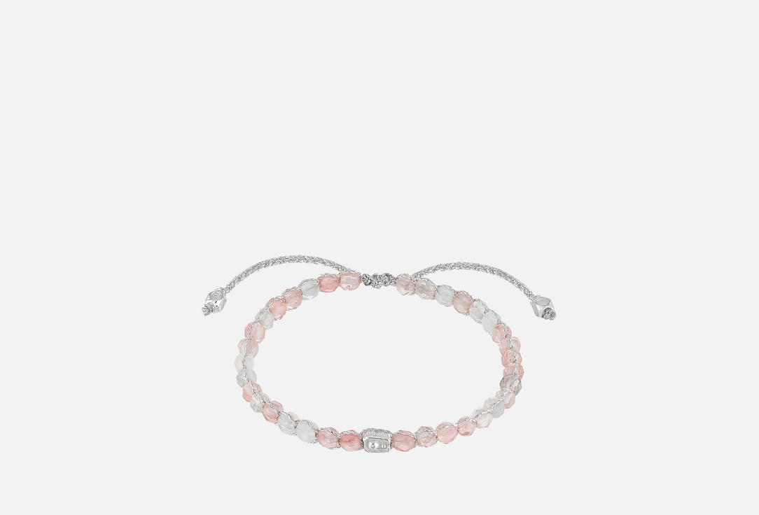 

Браслет SAMAPURA JEWELRY, Арбузный Кварц Серебряная нить 1 шт