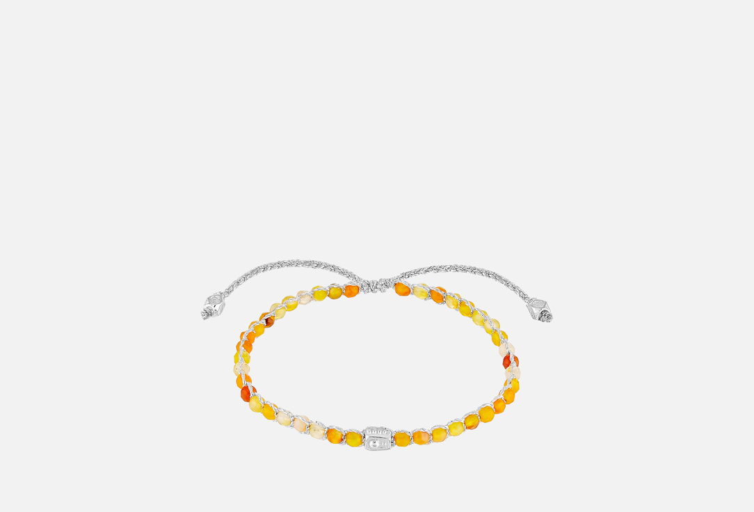 

Браслет SAMAPURA JEWELRY, Моно Желтый Бостванский агат 1 шт