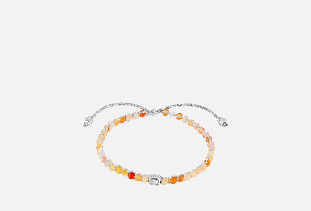 

Браслет SAMAPURA JEWELRY, Моно Оранжевый Бостванский Агат 1 шт