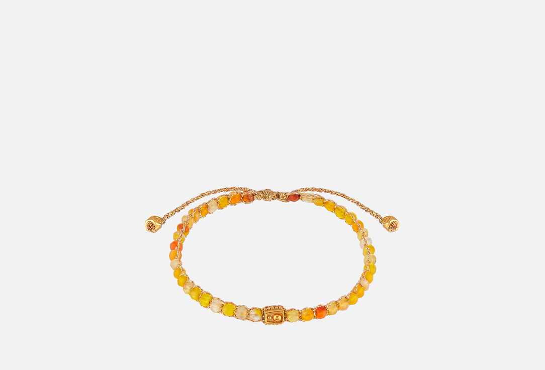 

Браслет SAMAPURA JEWELRY, Моно Желтый Бостванский Агат 1 шт