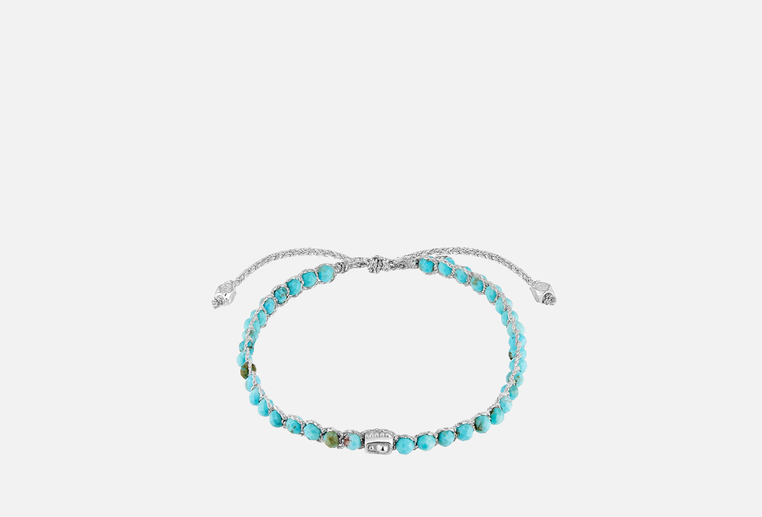 Изображение товара Браслет Samapura Jewelry Бирюза Серебряная нить
