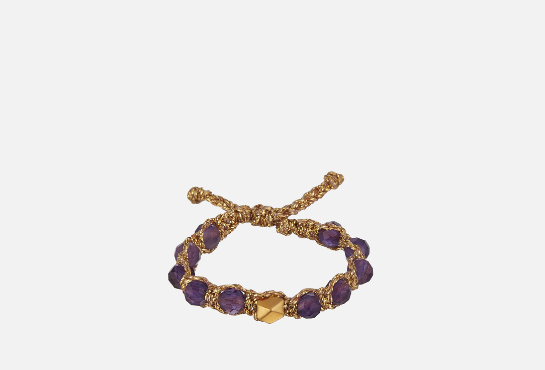 Изображение товара Кольцо Samapura Jewelry Аметист Золотая нить