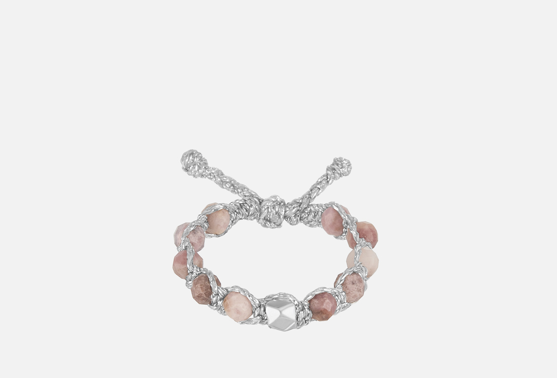 Изображение товара Кольцо Samapura Jewelry Родонит из Аргентины Серебряная нить