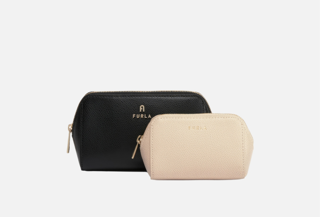Набор косметичек FURLA Camelia m nero + ballerina 2 шт
