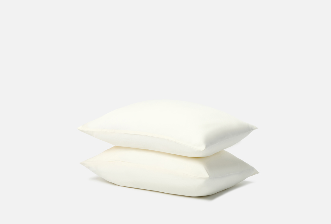 Изображение товара комплект наволочек COZY AND COZY cream bows, кремовый, молочный, 50х70