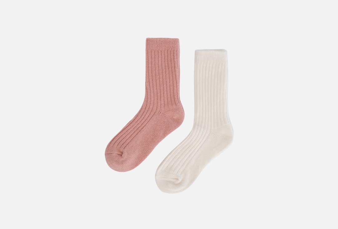 Изображение товара Набор носков TENDEN Розовый, молочный