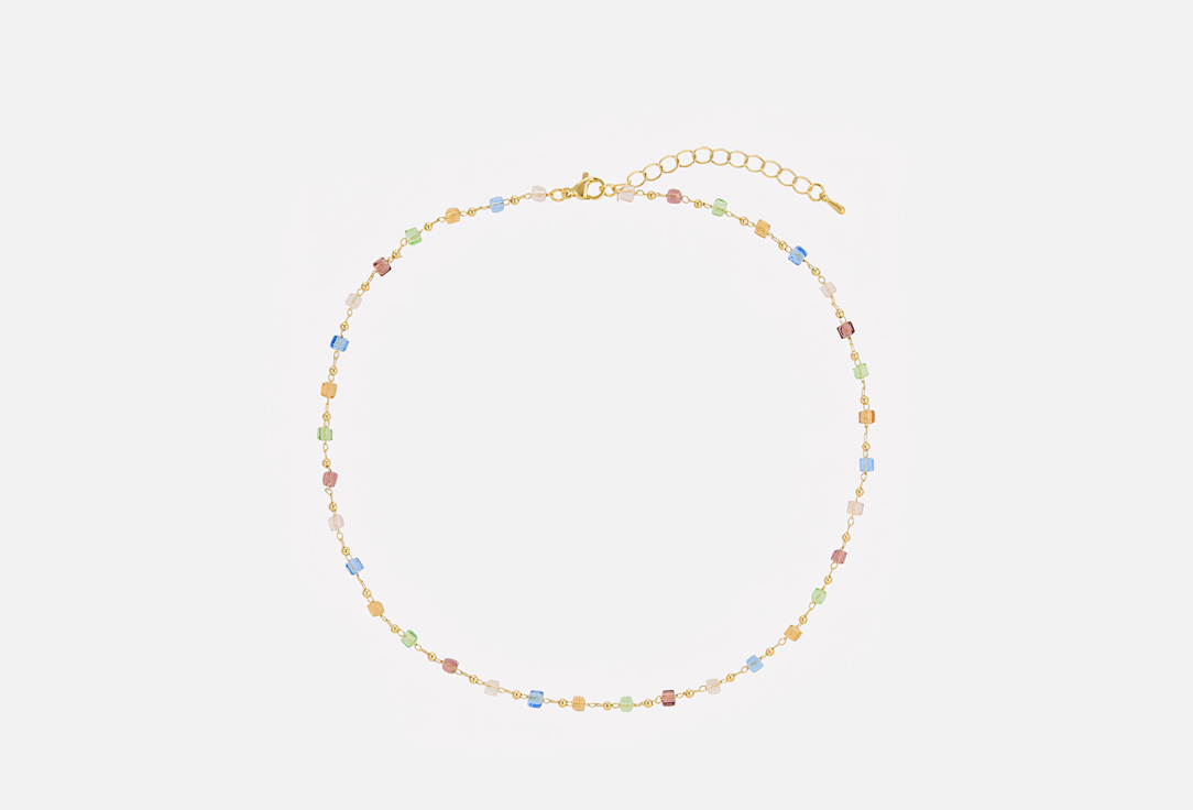 Изображение товара Чокер Attribute Shop из разноцветных кристаллов