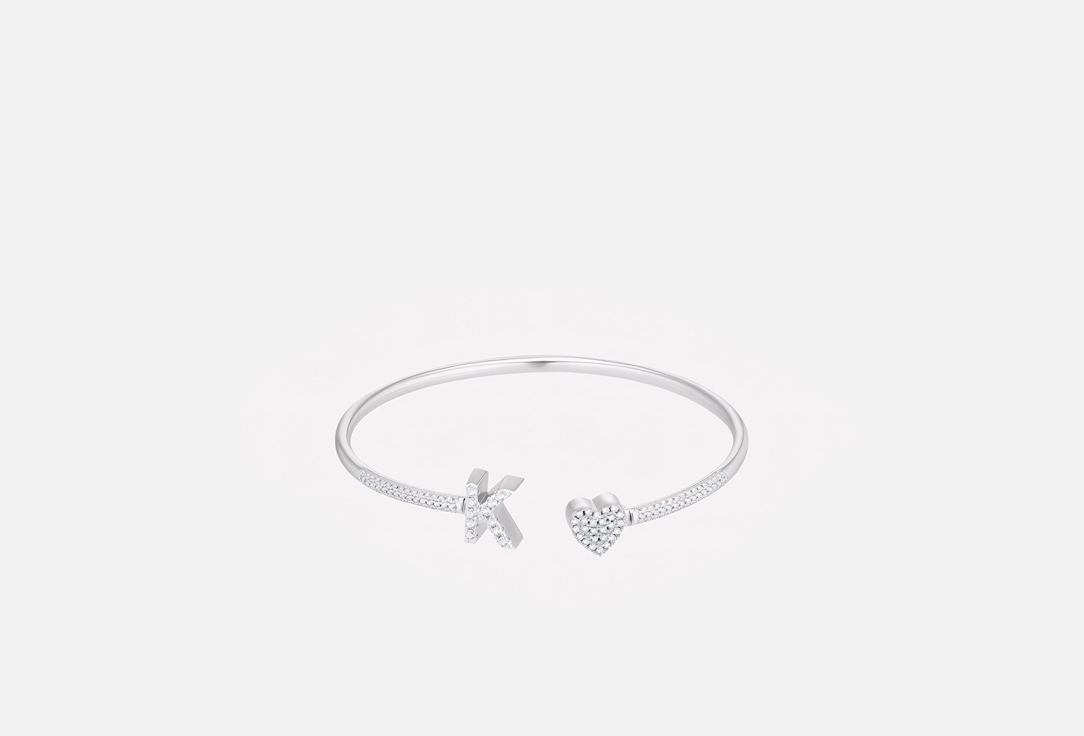 

Браслет AMOXY JEWELRY, Манжета Diamond silver K 1 шт