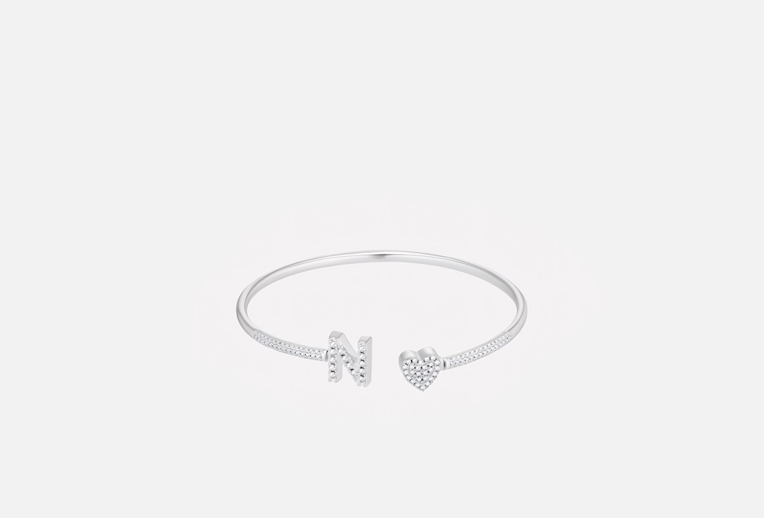 

Браслет AMOXY JEWELRY, Манжета Diamond silver N 1 шт