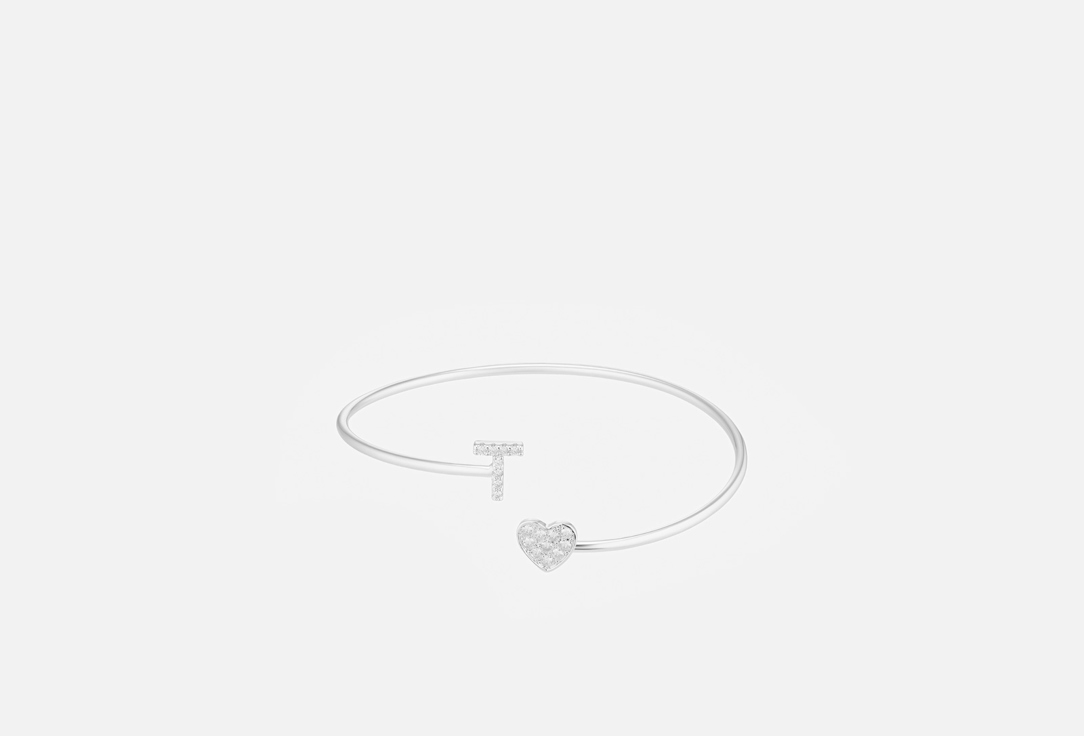 

Браслет AMOXY JEWELRY, Clou T heart silver 1 шт