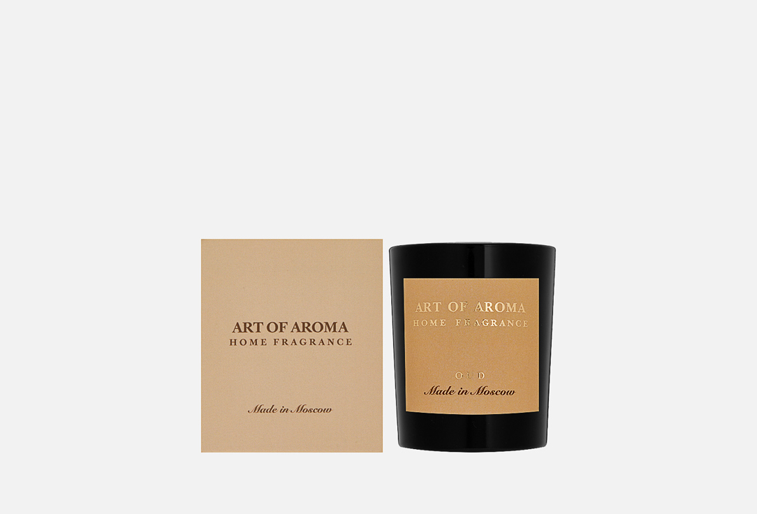 Изображение товара Ароматическая свеча Art of Aroma Oud 300 г со смолистым древесным ароматом