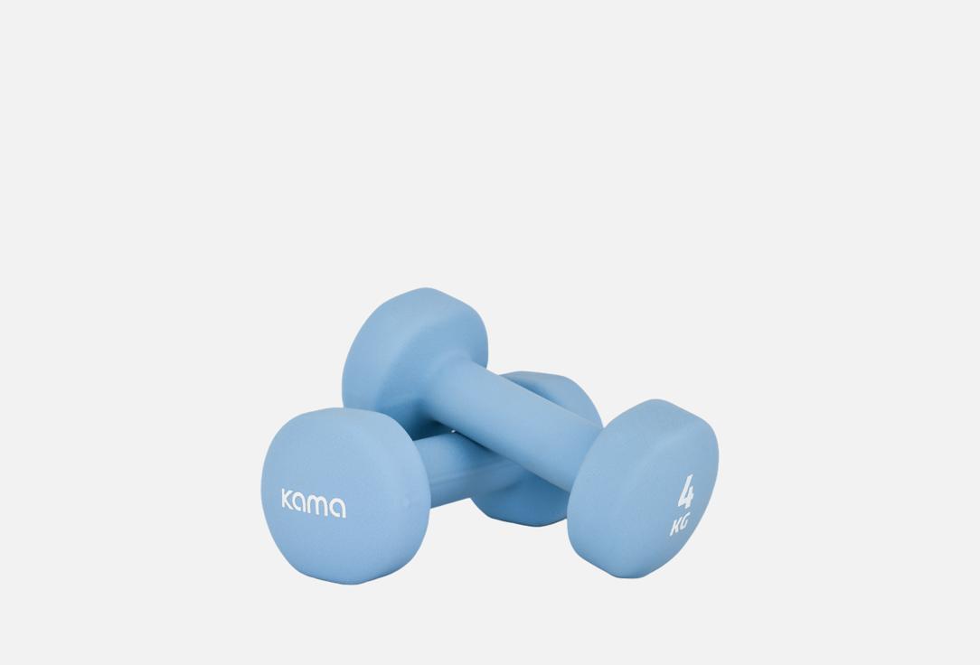 Изображение товара Гантели Kama dumbbells navy blue 4 kg