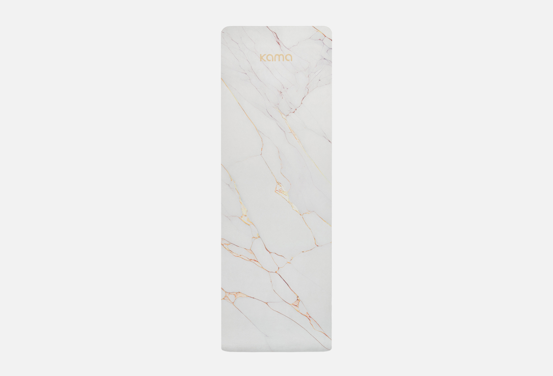 Коврик для йоги и фитнеса KAMA Mat white brilliant 1 шт