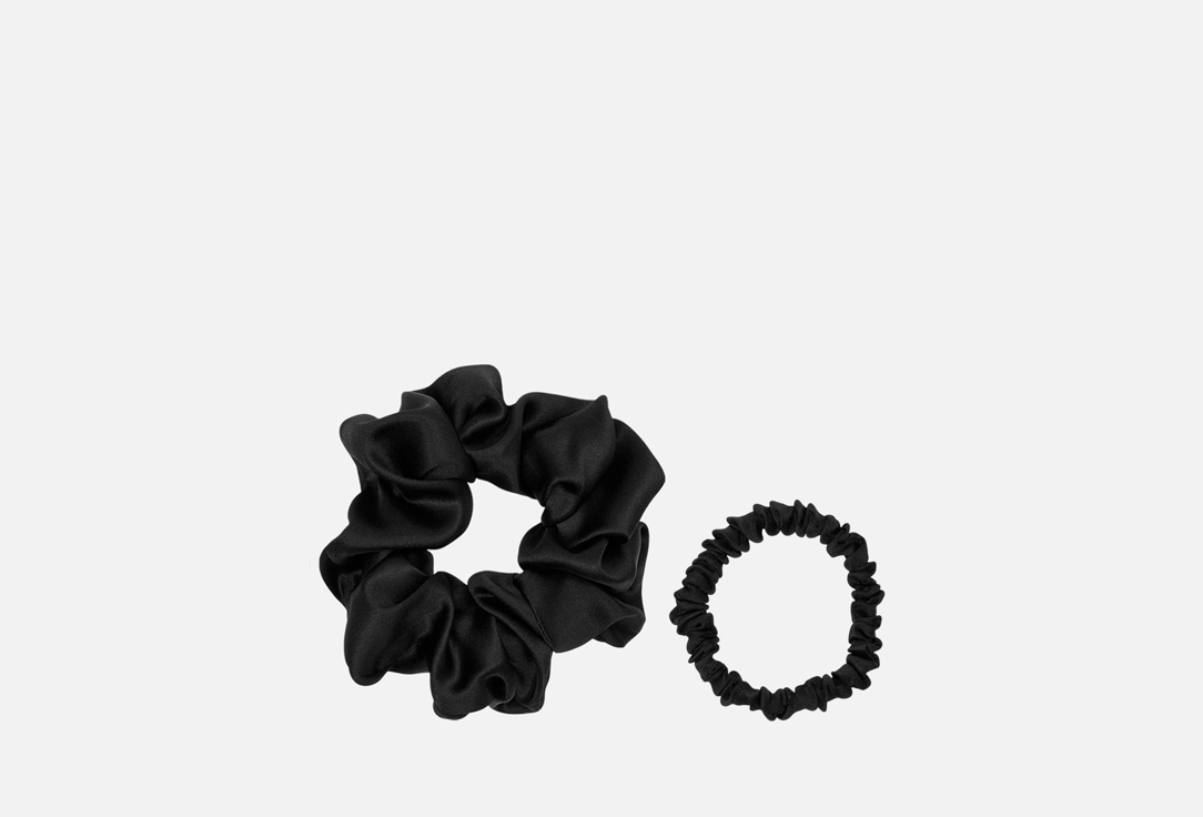 Изображение товара Набор шелковых резинок для волос k∙k чёрный