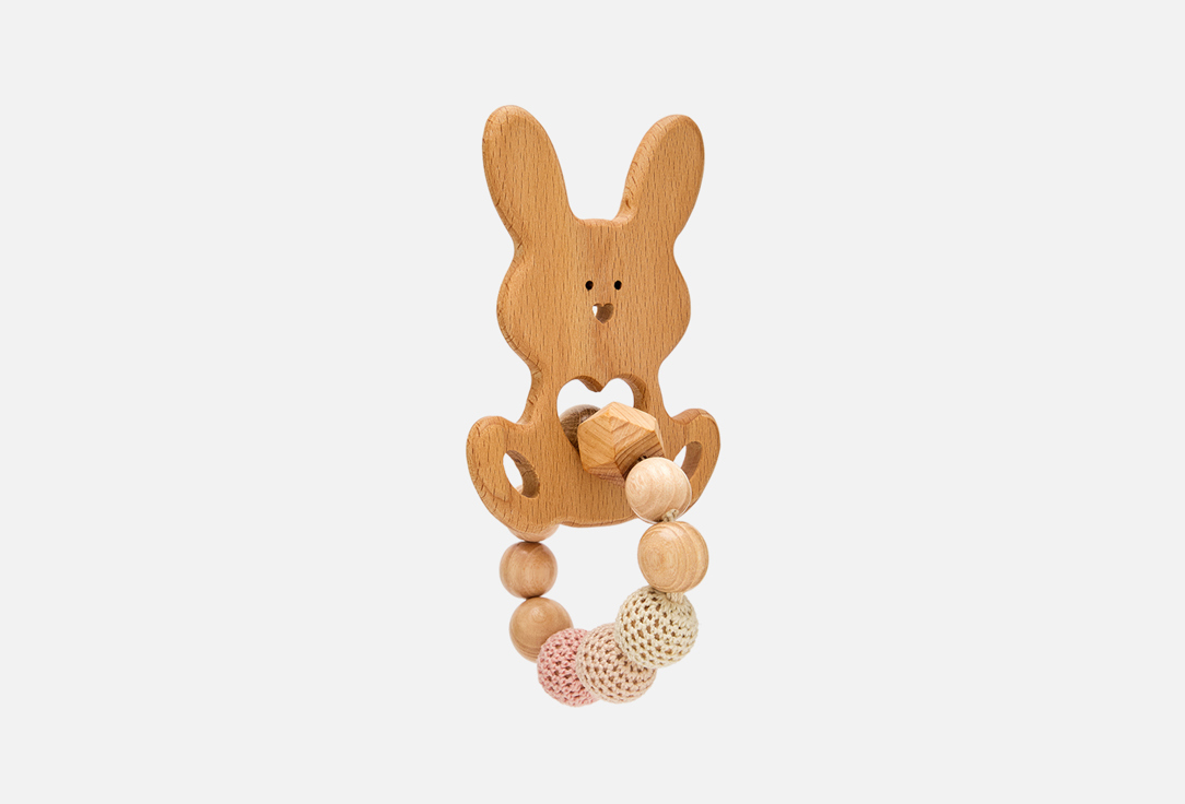 Изображение товара Прорезыватель для зубов Oregano Mama Зайчик в персиковом