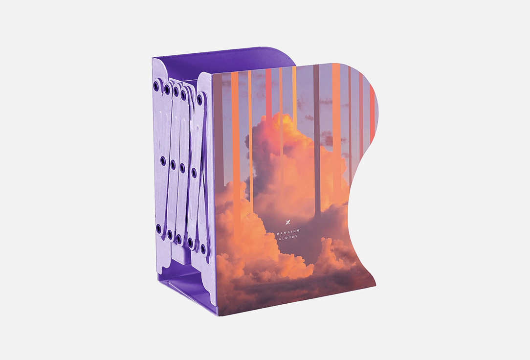 

подставка для книг LOREX, HANGING CLOUDS, металл, сиреневая 1 шт