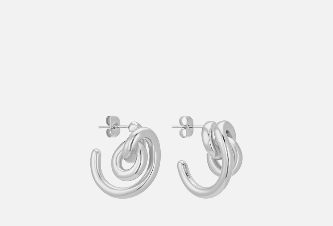 Изображение товара Серьги VIAMORE Notie Hoops silver