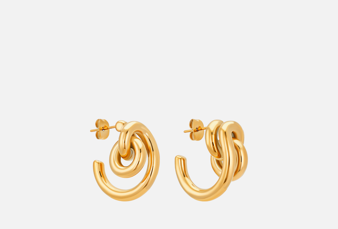Изображение товара Серьги VIAMORE Notie Hoops gold