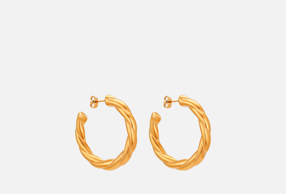 

Серьги VIAMORE, Unie Hoops gold 2 шт