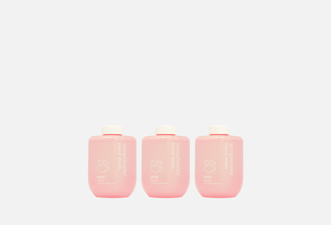 

Жидкое мыло для автоматического диспенсера SIMPLEWAY, Розовые цветы 3 шт