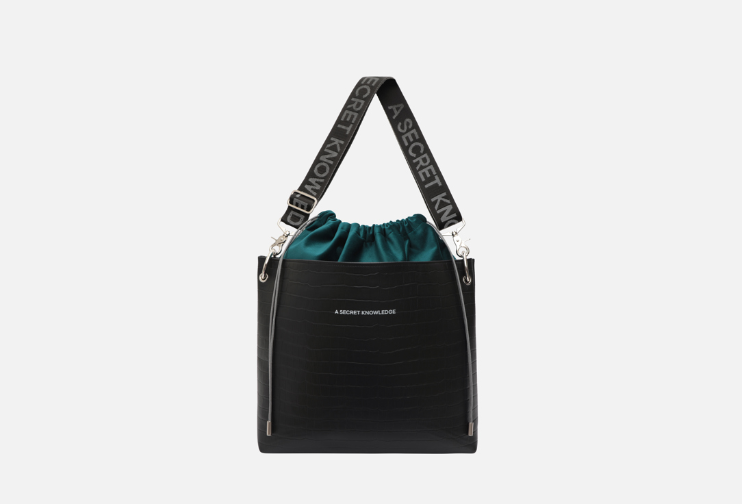 Изображение товара Сумка-тоут A SECRET KNOWLEDGE Croco Tub морская волна мешок