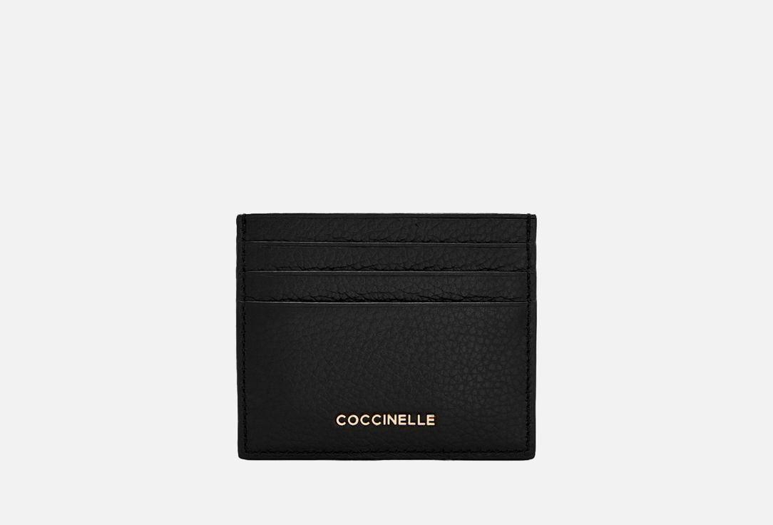 Изображение товара Картхолдер кожаный Coccinelle METALLIC SOFT Черный