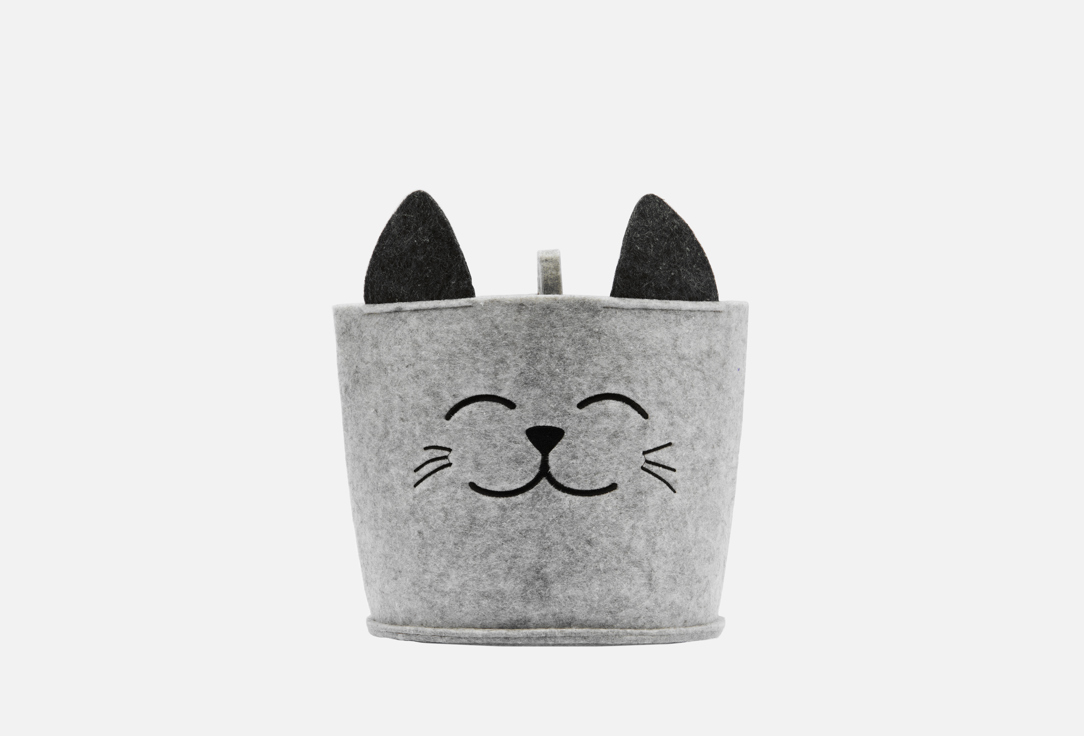 Изображение товара органайзер для хранения EVA корзинка, funny, котик малый, 24х24х22см