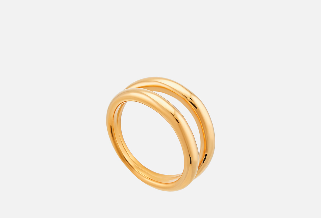 Изображение товара Кольцо VIAMORE Swent Gold женское с покрытием золочения шириной 9 мм