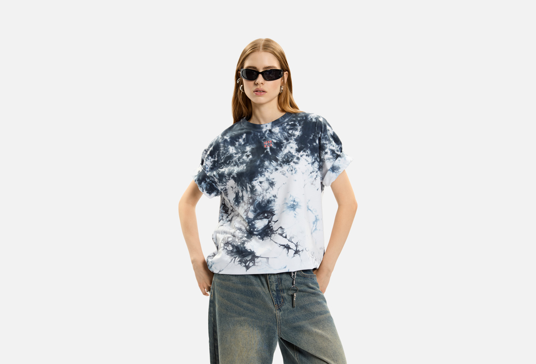 Изображение товара Футболка URBN WILD tie dye grey black
