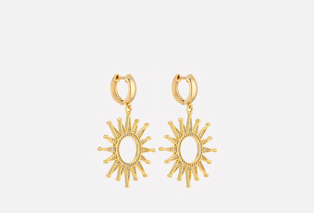 

Серьги KUKSA, Sun Gold 2 шт