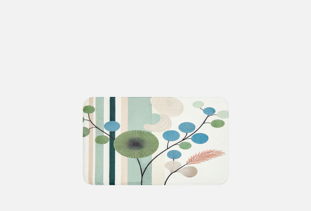 Изображение товара Коврик для ванной JoyArty Стильные веточки 60x100 см