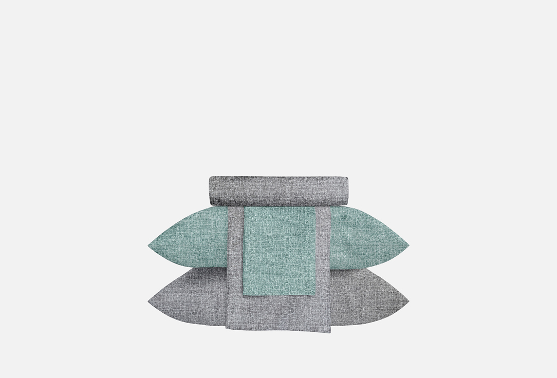 Изображение товара Комплект постельного белья ECOTEX Гармоника сатин евро 240x260 50x70