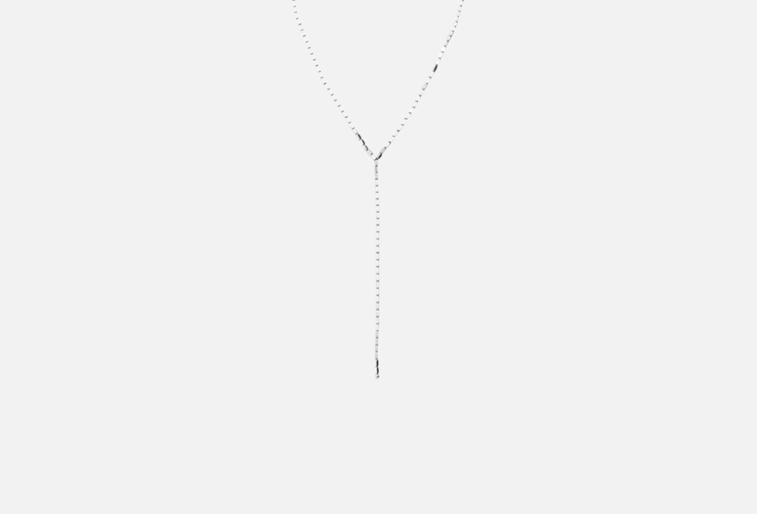 Tie-necklace color Silver 1 шт